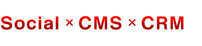 ついにソーシャルメディア収益化の時代へ　Social*CMS*CRM　世界で唯一のソリューション日本上陸！